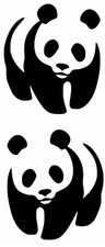 F80 S-Huge Panda Vinyl Decal
