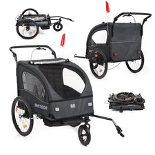 Kids Trailer Children Bike Trailer 2IN1 Buggy Jogger Set 1-2 Children Suspension