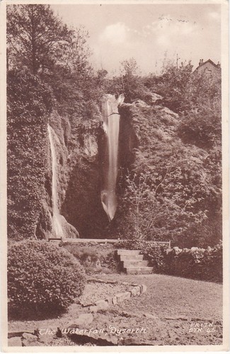 The waterfall dyserth - the,