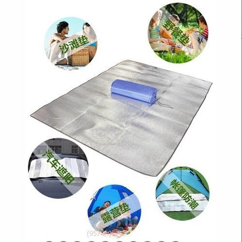 Aluminum foil mat sleeping - aluminum,