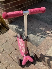 Pink Mini Micro 3 wheeled scooter