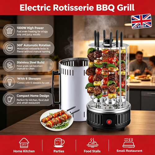 Vertical electric rotisserie - vertical,