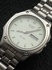 Citizen Mens Vintage Silver
