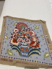 Vintage Ehrman Completed Tapestry by Kaffe Fassett Cross Stitch