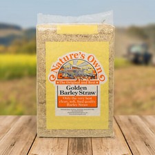 Nature's Own Golden Barley Straw Animal Food Bedding Large Extra Large