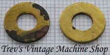 3/8 solid brass imperial washers - 7/8in OD, 0.072in thick - Qty 2-10
