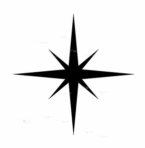 Star vinyl decal - star,