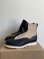 Wesco Jobmaster 11.5D Iron Heart collab Black And Burlap Leather Boots READ 