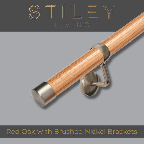 Stiley living red oak - red, wooden