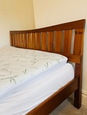 Warren Evans Super King Slat Bed with Memory Foam Mattress