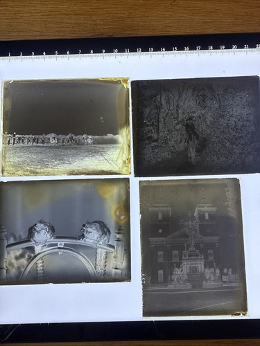 Glass plate negatives colonial - glass,