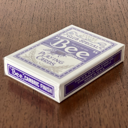 Bee playing cards - cards, purple