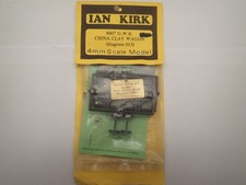 Unmade Ian Kirk 4mm Scale 8807 GWR China Clay Wagon Kit Sealed Black Underframe