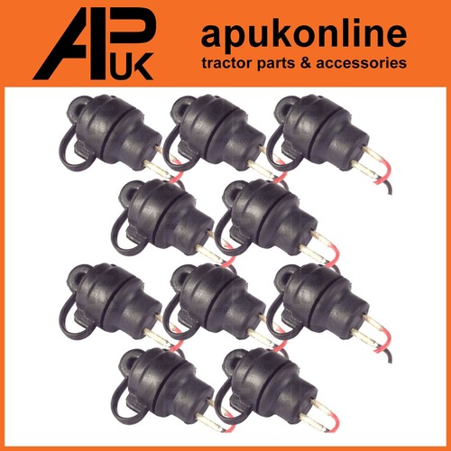 10x pin trailer plug socket - 10x,