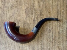 Antique Calabash Pipe with Silver Band