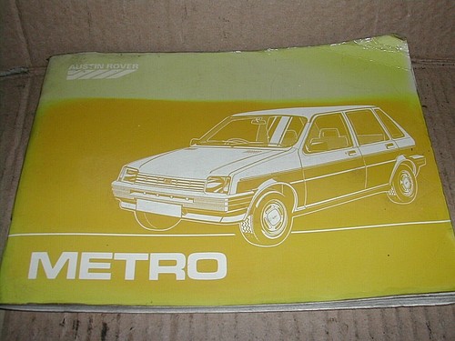 Austin rover metro 85 89 - metro, mk