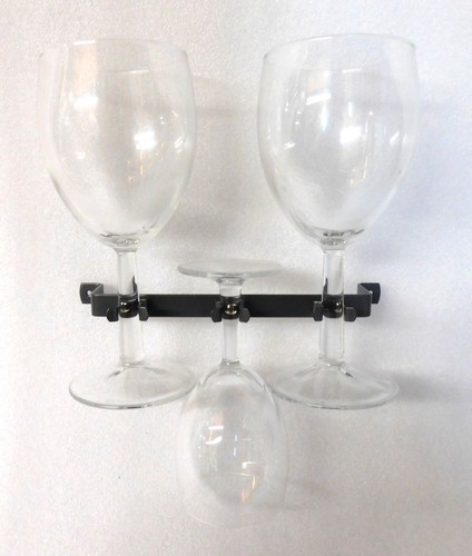 Three wine glass rack - three,