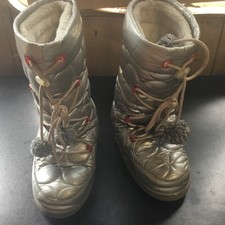 Neill silver snow boots size - silver,