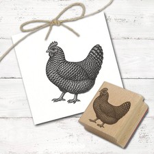 Motif Stamp Chicken - 3 Sizes