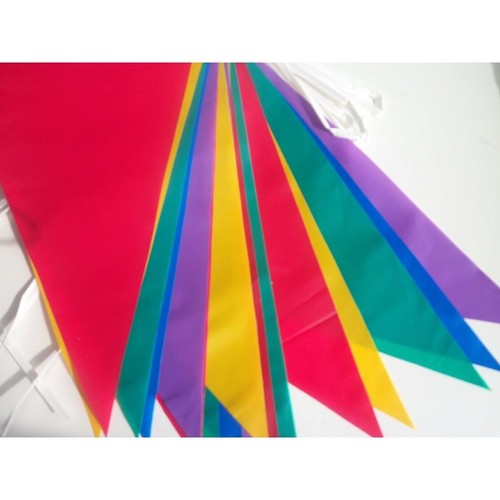 Multi coloured bunting banner - bunting,