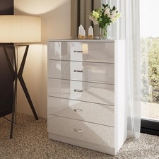 Drawer tall white gloss - tall,