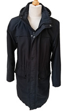 Cotton Traders Parka Style Coat in Charcoal Size M/L  VGC+