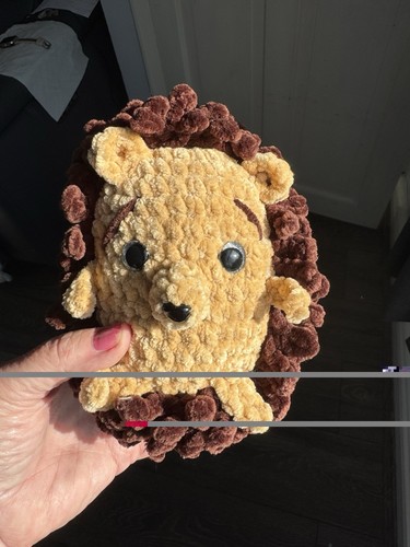 Handmade soft crochet hedgehog - handmade,