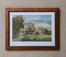 Framed Print The Downs By Roland Hilder Late Autumn H35 W44 cm (Frame Size)) 