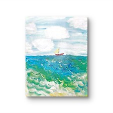 Sailing On Open Sea  Original