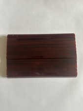 Vintage Burgundy Lucite Clutch