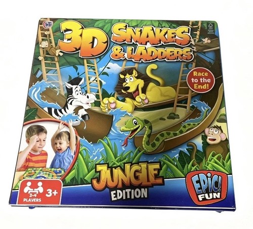 Snakes and ladders board - 3d,