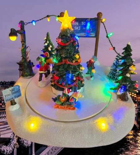 Christmas village skating - christmas,
