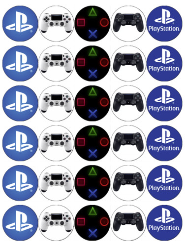 Playstation edible wafer - 30,