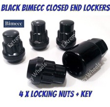 Alloy Wheel Locking Nuts Black