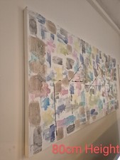 VERY LARGE HAND PAINTED