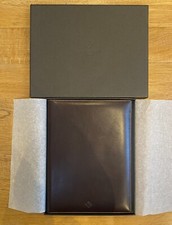 Patek Philippe brown leather writing folder with original notepad. Brand new.