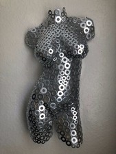 Abstract Wall Art Metal Chrome