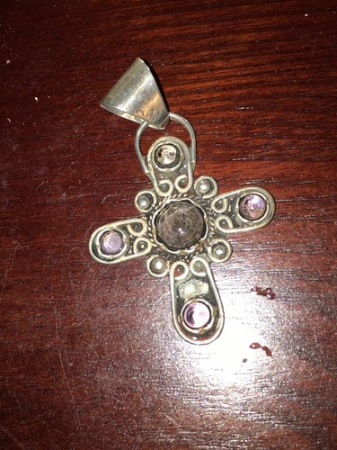 Vintage sterling silver - sterling, cross