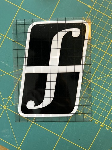 Forum black white die cut - forum,