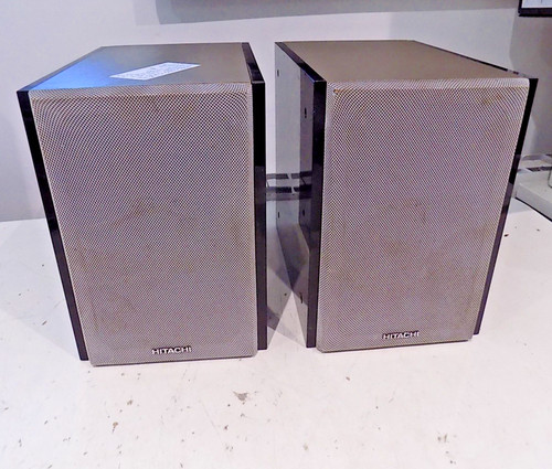Hitachi 24cm high speakers - hitachi,