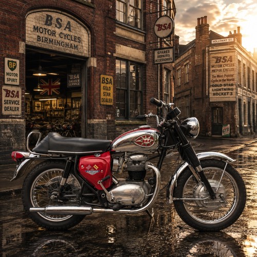 1968 bsa lightning classic - bsa,