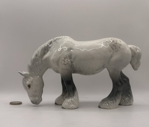 Beswick dapple grey grazing - dapple,