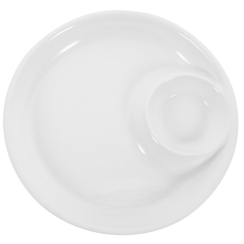 Divided soup sandwich plate - sandwich,