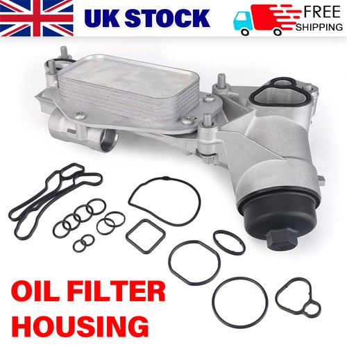Oil filter cooler housing - oil,