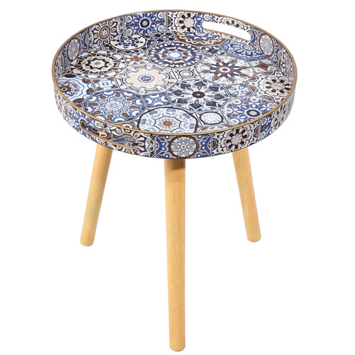 Modern round side table 38cm - modern,
