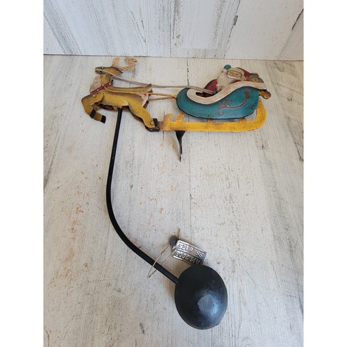 Vintage santa claus sleigh - santa,