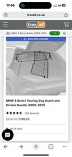 BMW 3 Series E91 2005–2011 Travall Dog Guard & Boot Divider – Genuine Set 