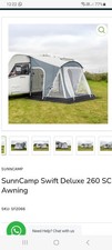 SunnCamp Swift 260 SC Deluxe Caravan Porch Awning - SF2066