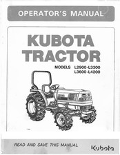 KUBOTA TRACTOR L2900 L3300