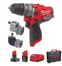 Milwaukee Percussion Drill Kit M12FPD-602X FUEL Sub Compact 2-Speed - 4933459807